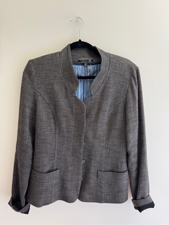 Peruvian Connection Jackets & Blazers - Peruvian Connection Linen Blend Jacket Blazer